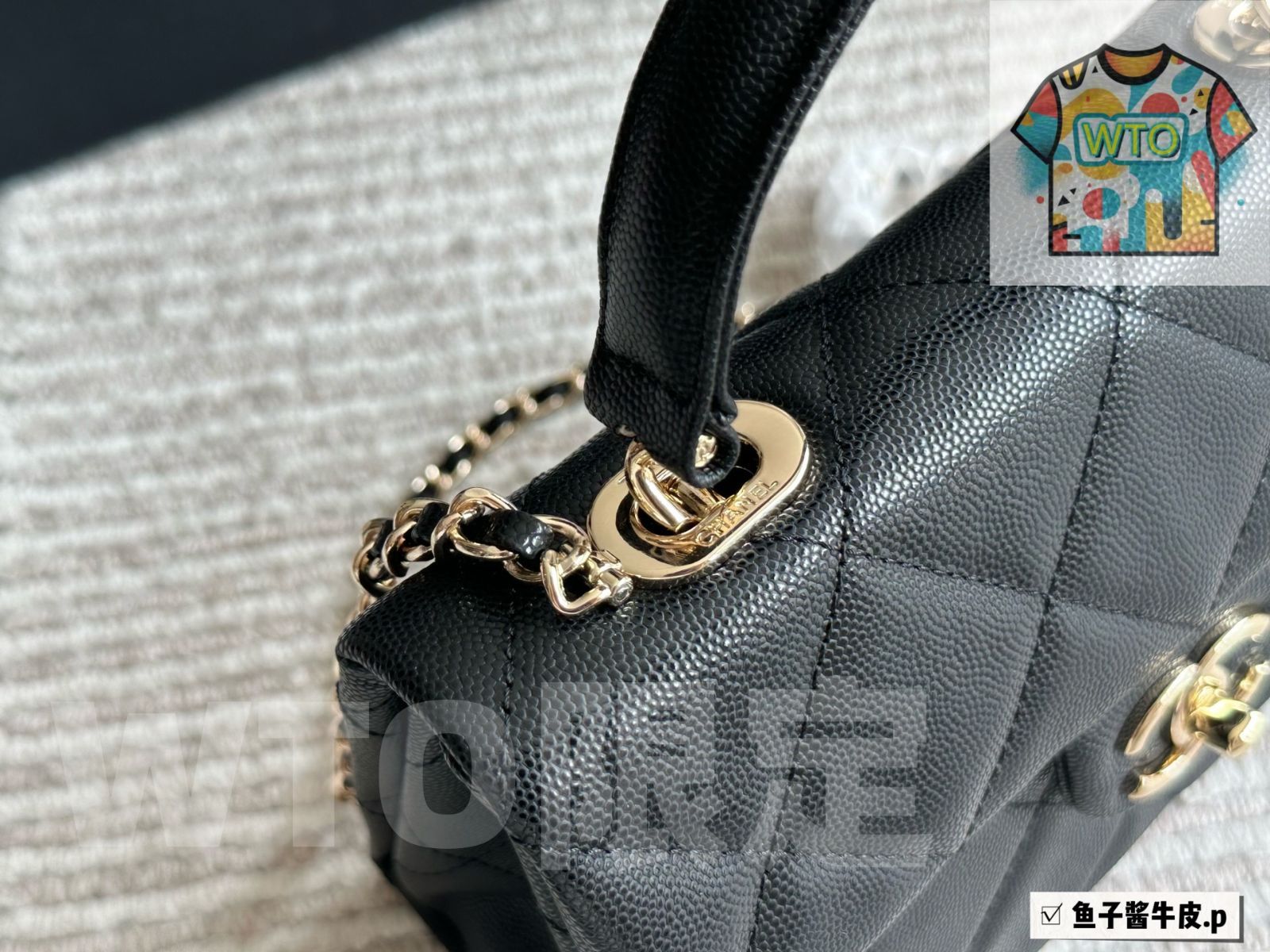 WTO通販 Chanel 24P Kelly ヴィンテージ ハンドバッグ サイズ 21×15cm 1-WTO輸入-RML67