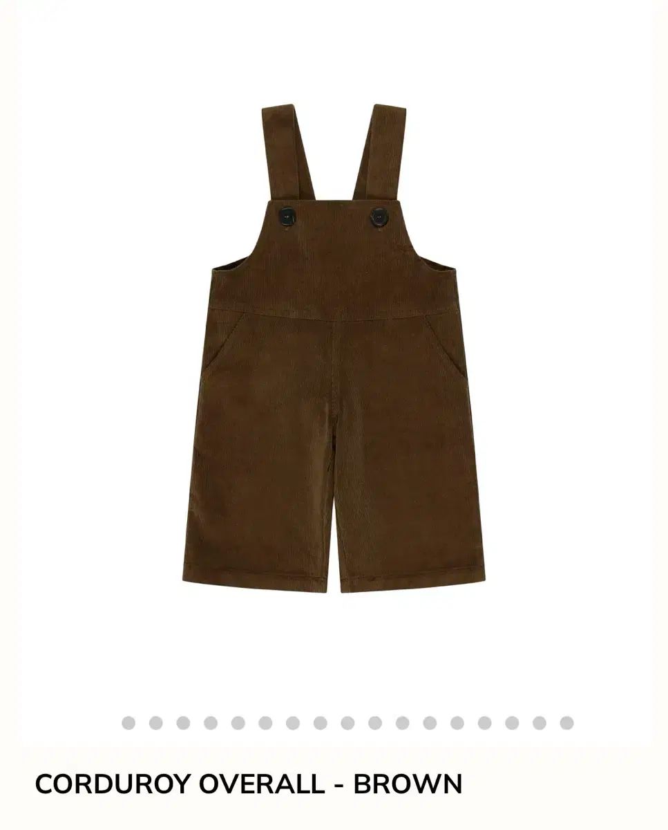 コション コーデュロイ オーバーオール s