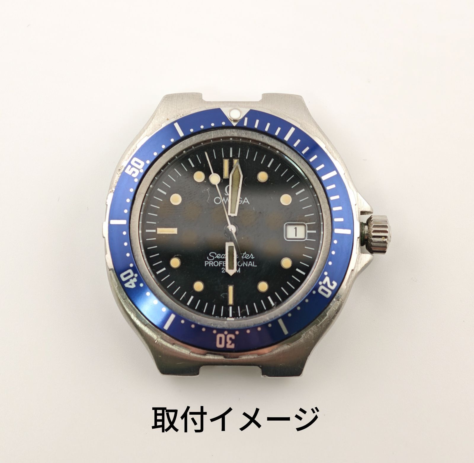 腕時計 ベゼルインサート 社外部品 修理交換用 ブラック 黒 対応 