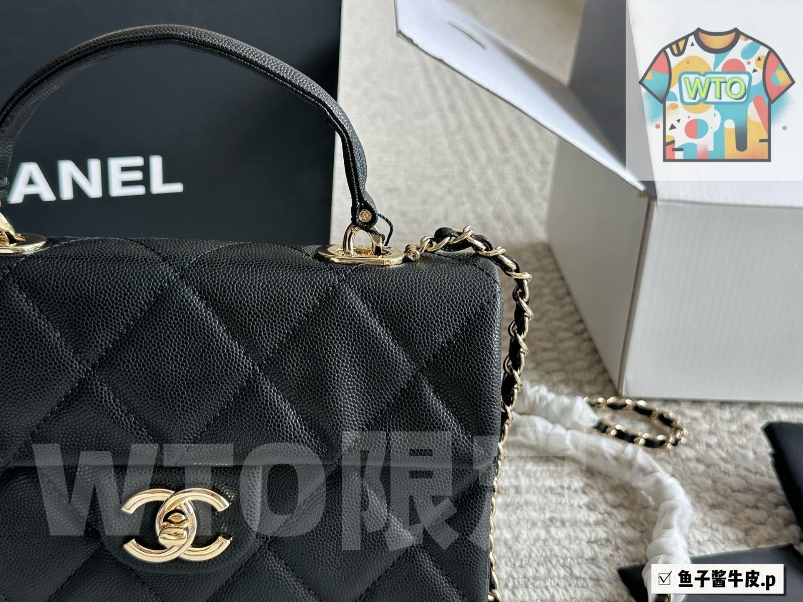 WTO通販 Chanel 24P Kelly ヴィンテージ ハンドバッグ サイズ 21×15cm 1-WTO輸入-RML67