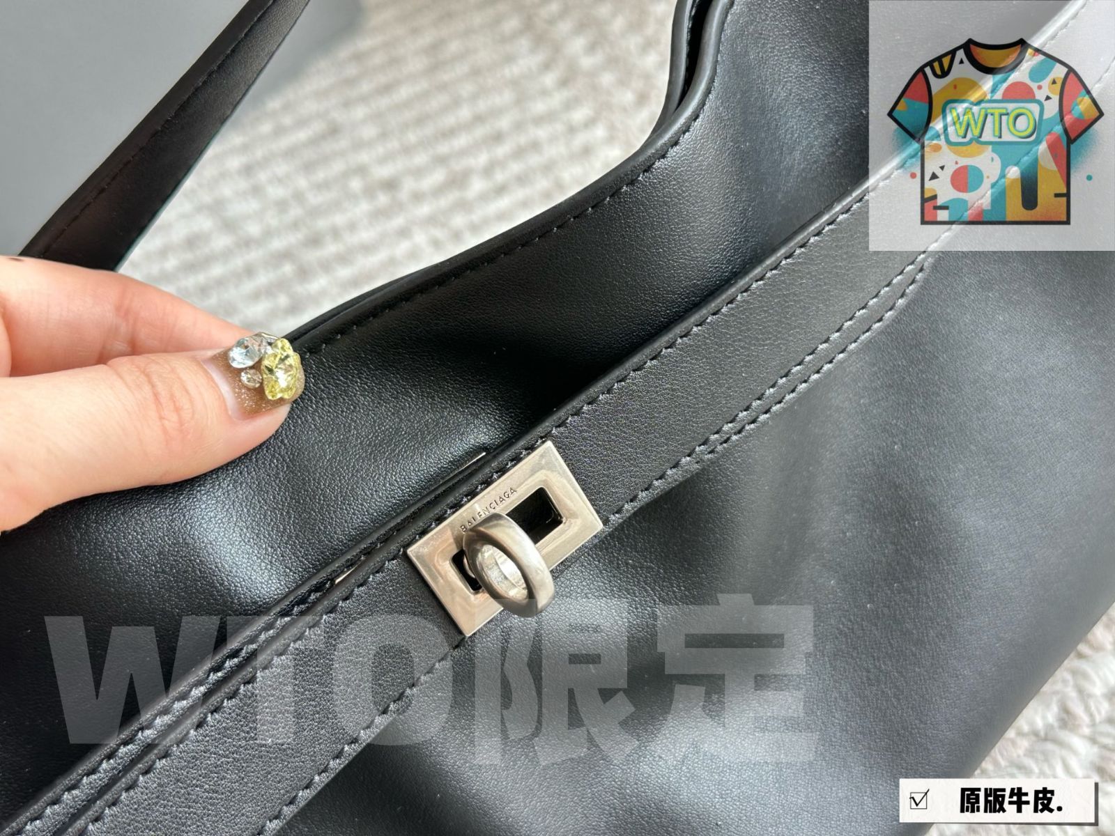 WTO通販 Balenciaga New Hobo バイアンサーガ ニューホボ バッグ サイズ 34×14cm 1-WTO輸入-VZQ59