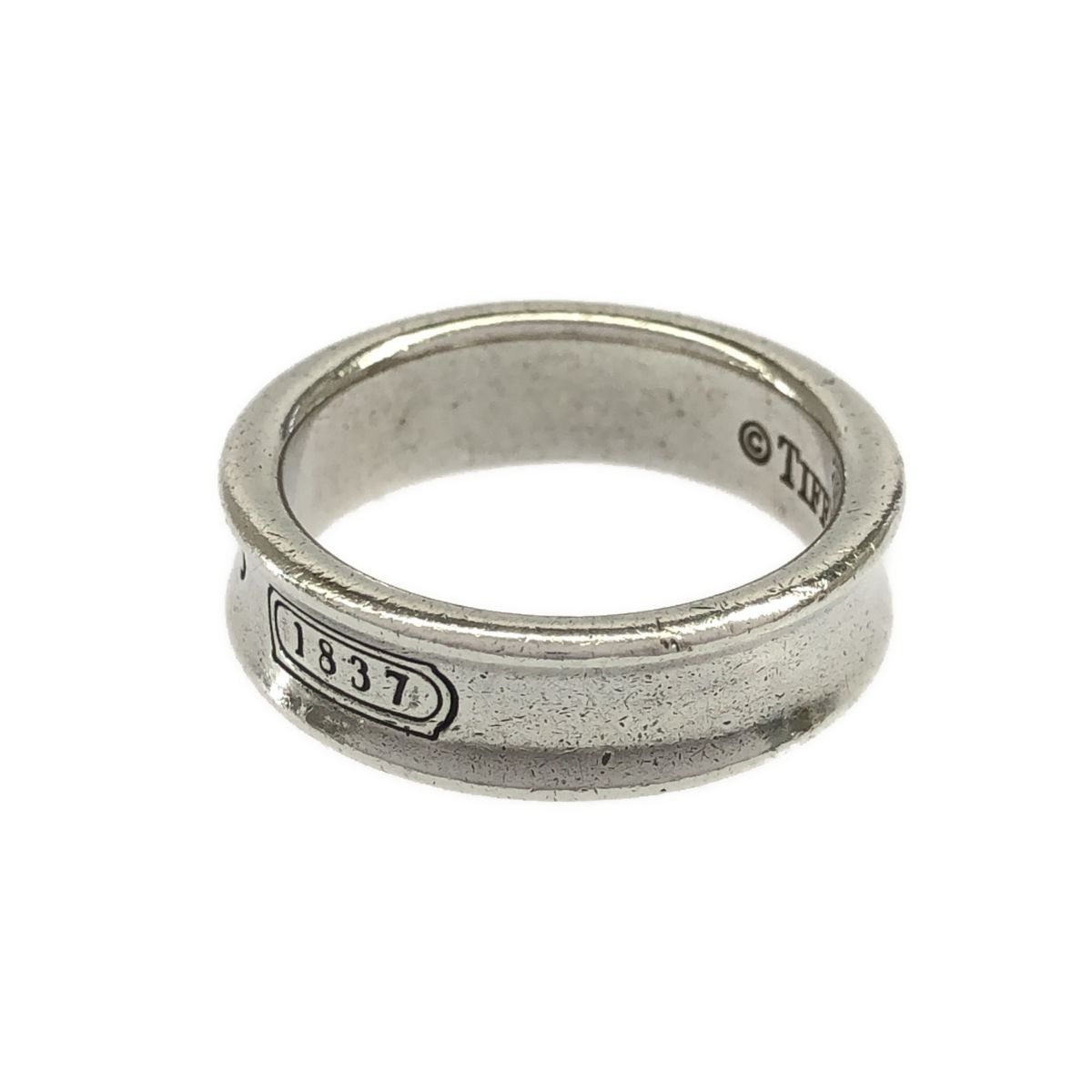TIFFANY-Co. ティファニー 1837 ナローリング 指輪 レディース SILVER シルバー 925 SV 20号 ユニセックス