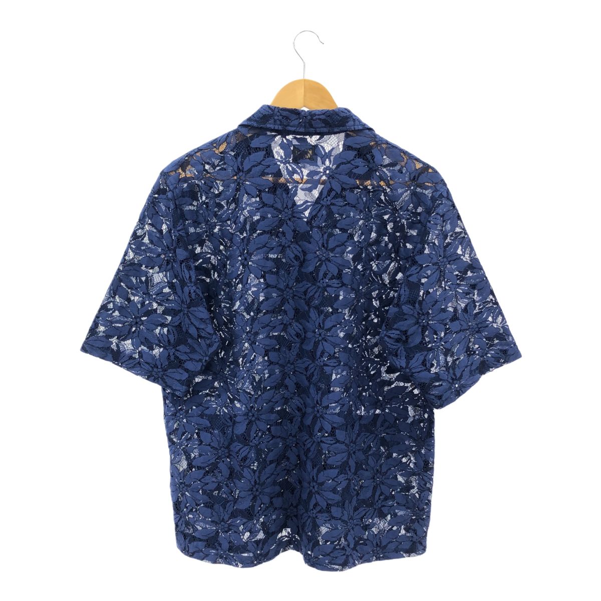 Needles ニードルズ サイズM 23 SS CABANA SHIRT -C PE R LACE CLOTH FLOWER- カバナシャツ レースクロス フラワー 半袖