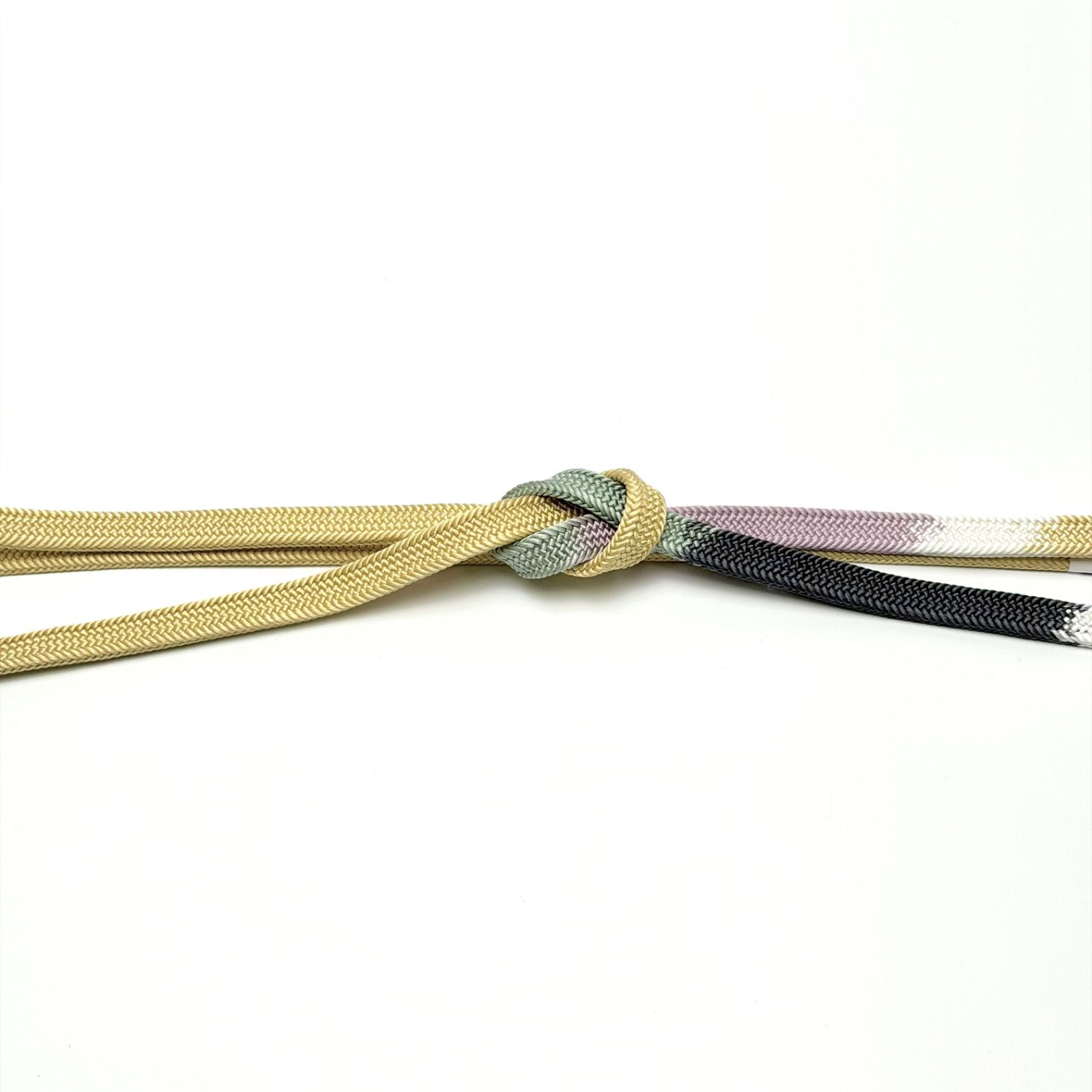 帯締め 衿秀 耳高内記片〆切 五色 切房 0014