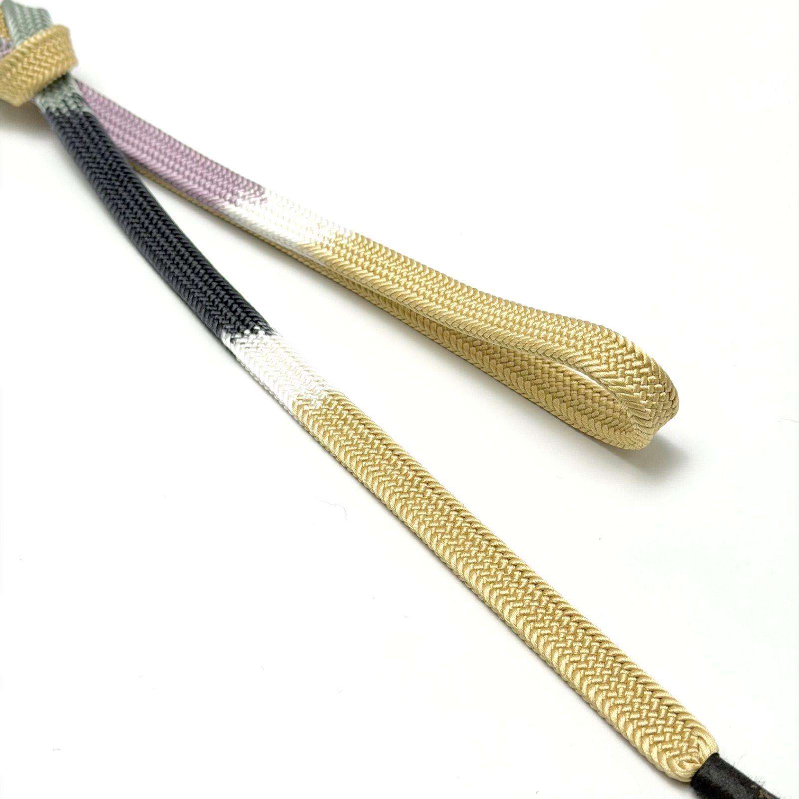  帯締め 衿秀 耳高内記片〆切 五色 切房 0014 帯締め 帯留め 帯飾り