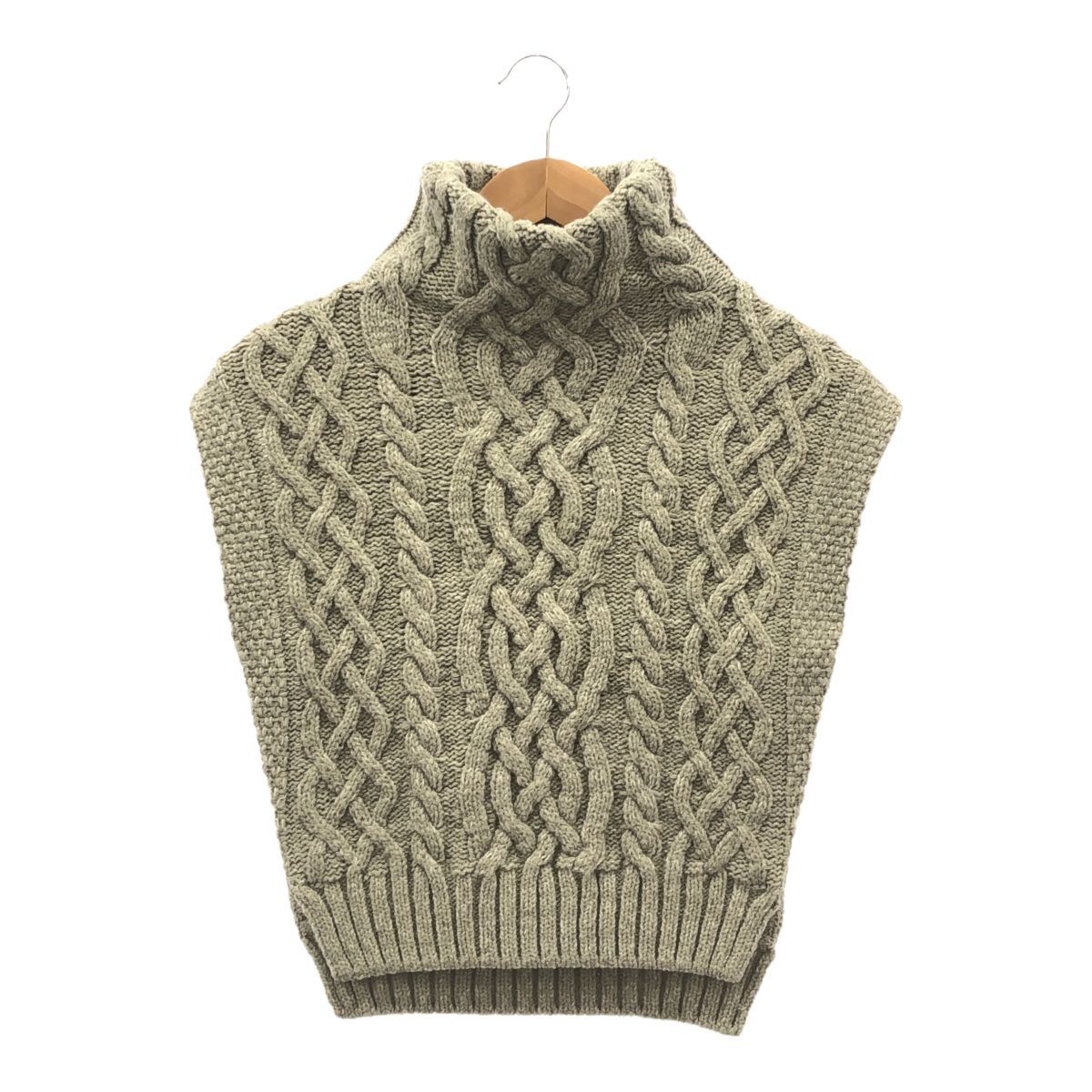 unfil アンフィル サイズ1 spanish merino - cashmere cable-knit neck warmer LIGHT WWFL-UW106 定価28 600円