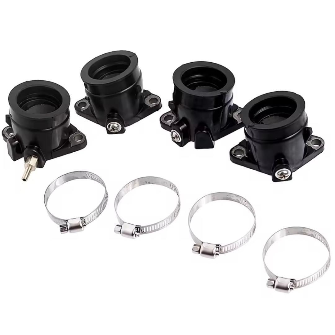 CBR400F 純正インシュレーター　インマニ。 CBR400F インシュレーター インマニ 4個 フルセット Oリング バンド付