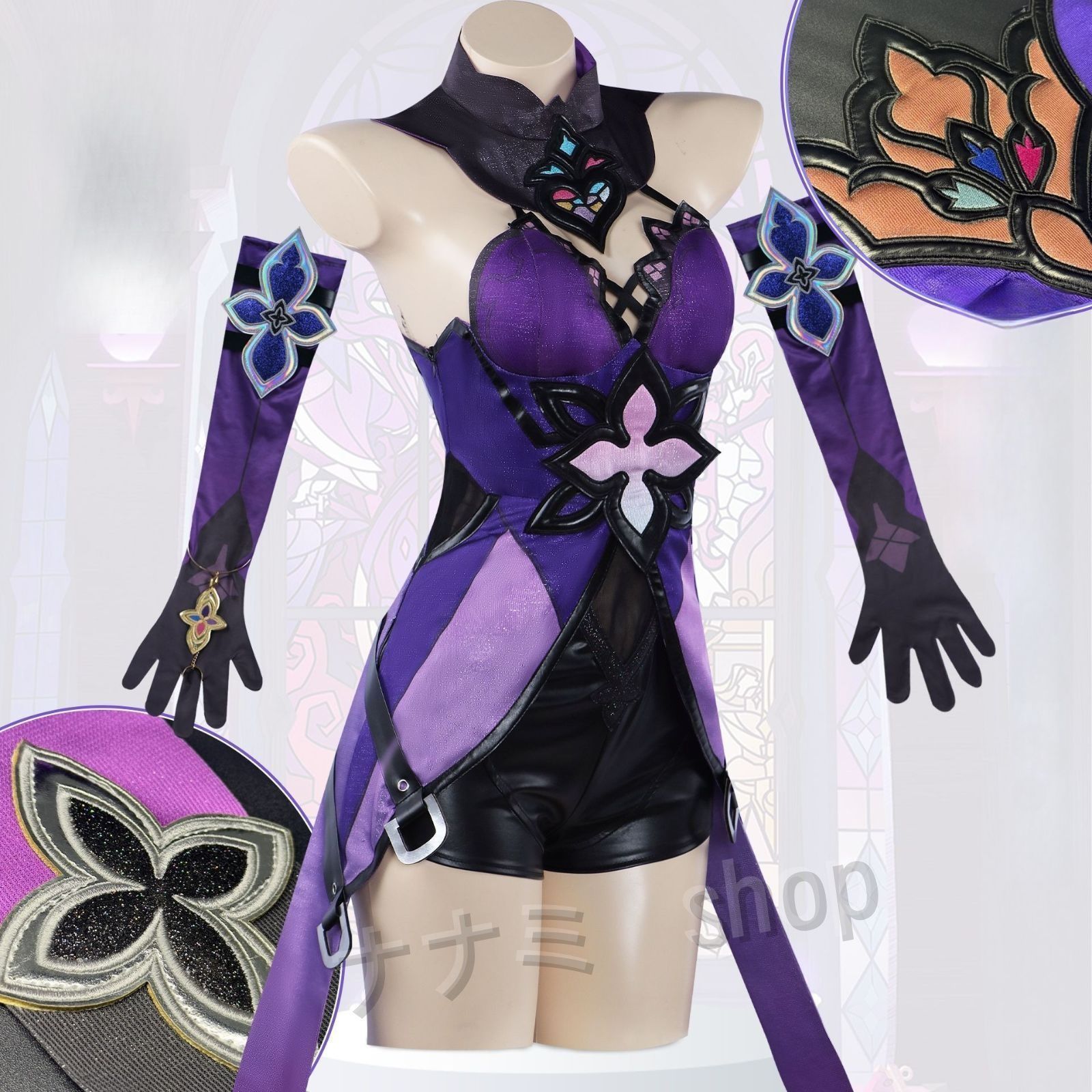 崩壊 スターレイル ブラックスワン コスプレ Black Swan 衣装 ウイッグ付き コスプレ衣装 コスチューム