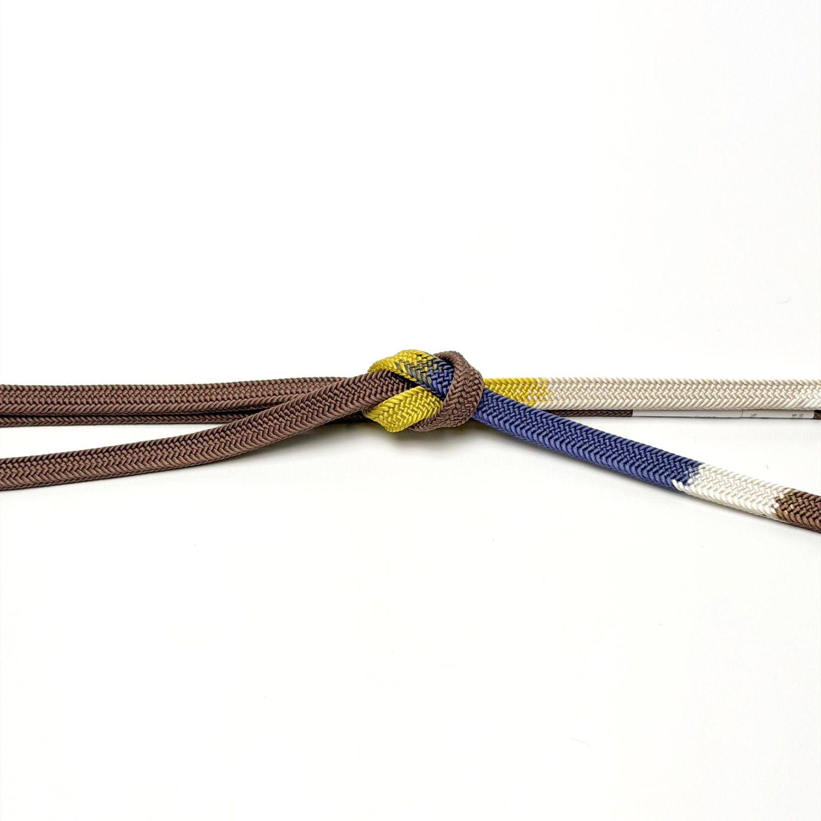 帯締め 衿秀 耳高内記片〆切 五色 切房 0015