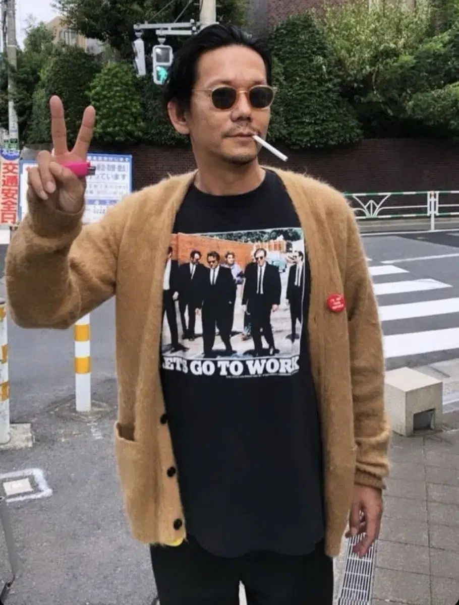 M WACKO MARIA ワコマリア モヘア カーディガン キャメル COLOR