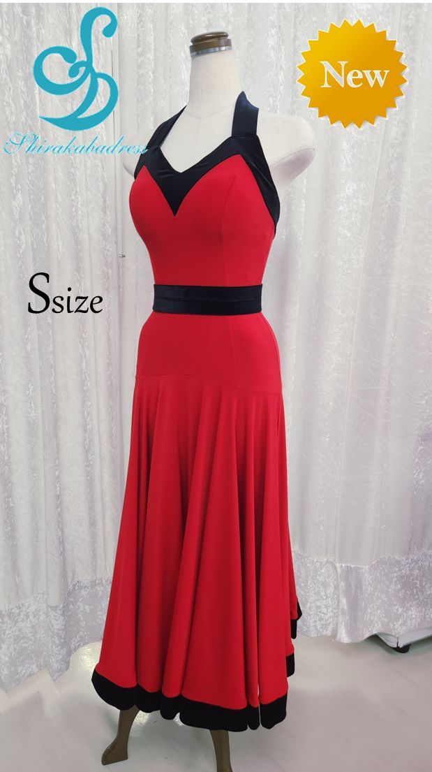 ラスト１点!!! 社交ダンス 白樺ドレス公式 ワンピース ドレス Sサイズ パーティードレス トライアルワンピース