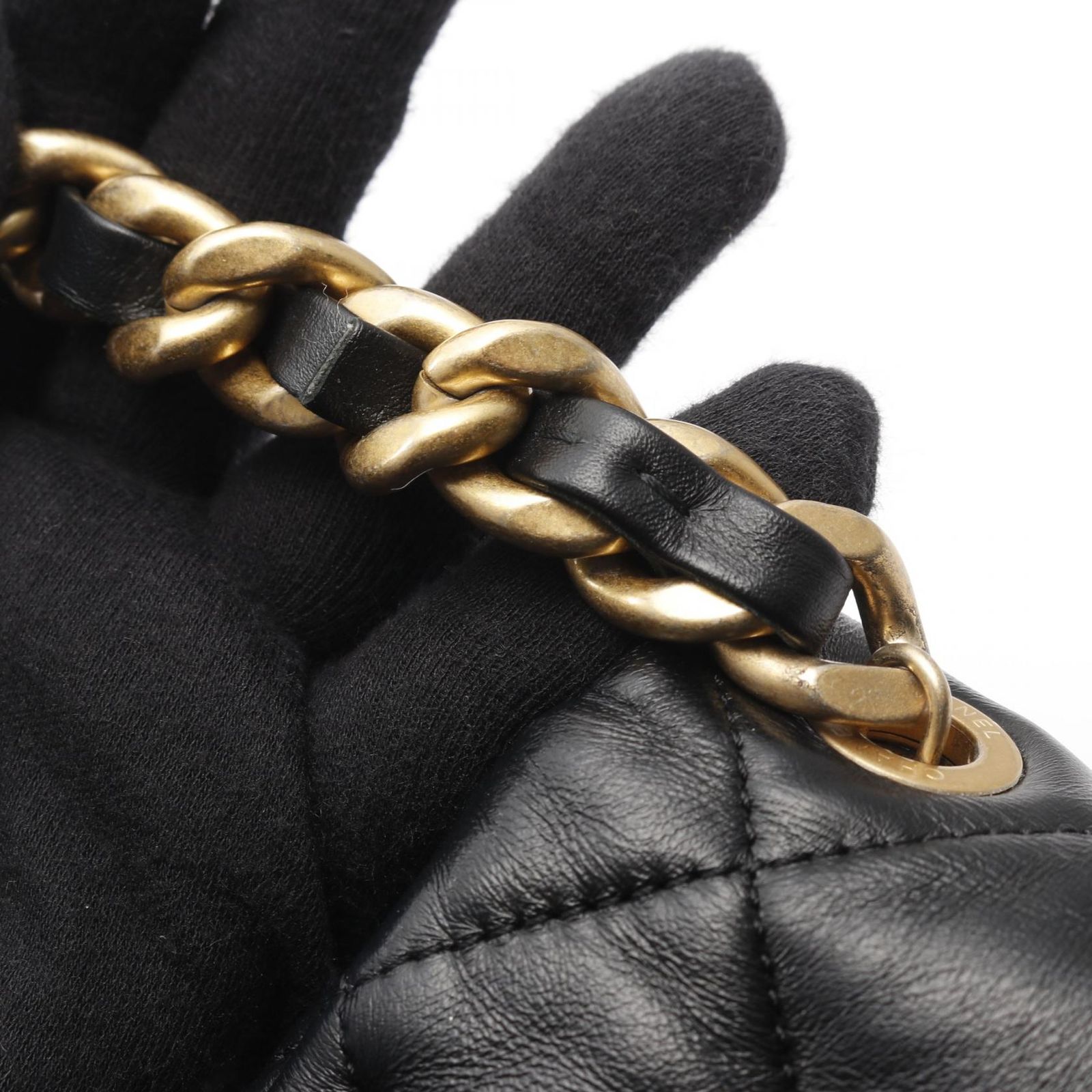 シャネル CHANEL ショルダーバッグ ミニマトラッセ AS3205 ブラック