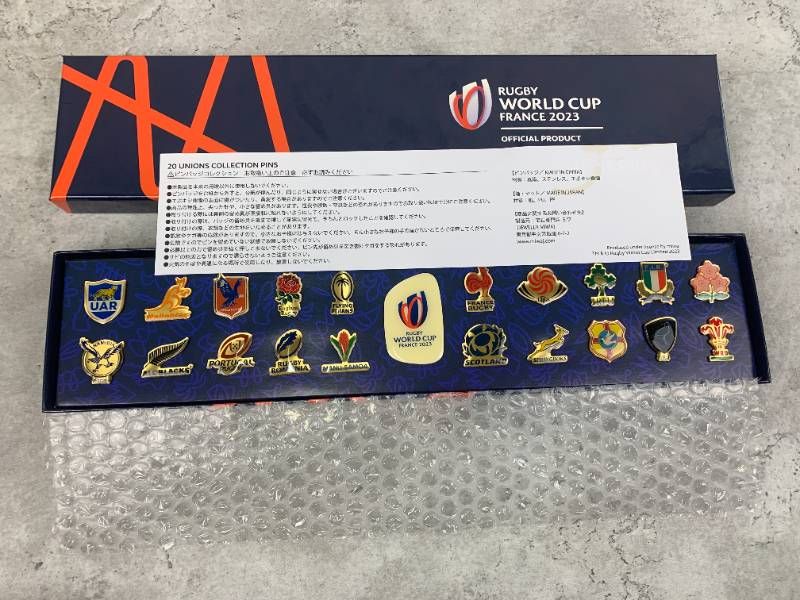 ラグビーワールドカップ2023 代表20ヶ国コレクションピンズセット 2023 ラグビーワールドカップ コレクションピン - メルカリ