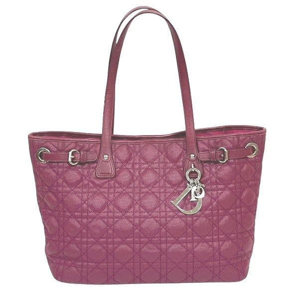 ディオール Dior カナ―ジュ ステッチ バッグ トートバッグ ショルダーバッグ レディース