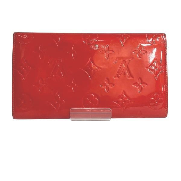 ルイヴィトン Louis Vuitton モノグラム ヴェルニ ポルトトレゾール インターナショナル M91165 財布 3つ折り財布 レディース