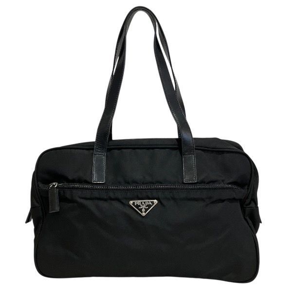 プラダ ナイロン×レザー バッグ ハンドバッグ レディース