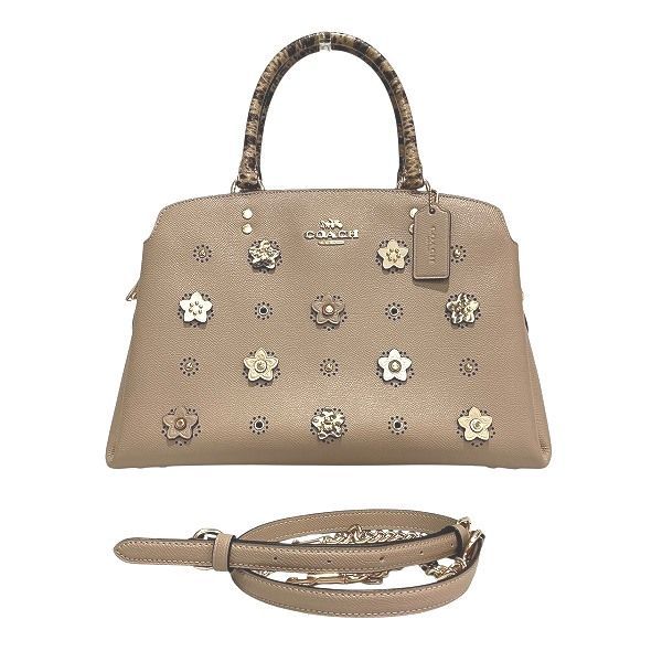 コーチ COACH デイジー ライリーアップリケ 91141 レザー 2WAY バッグ ハンドバッグ ショルダーバッグ レディース