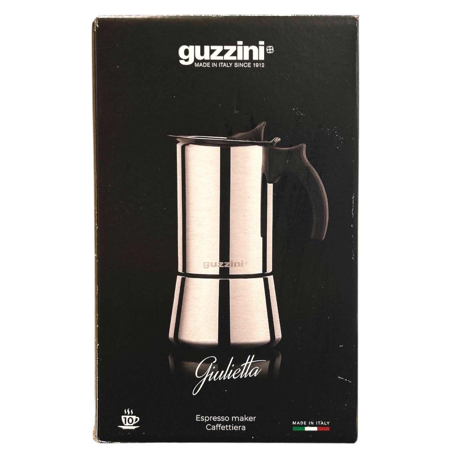 廃盤 guzzini グッチーニ コーヒーポット スレンレス モカ エスプレッソメーカー 10カップ 09720210