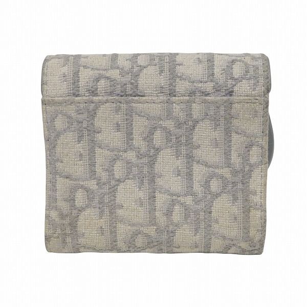 ディオール Dior サドル ロータス トロッター 3つ折り財布 レディース