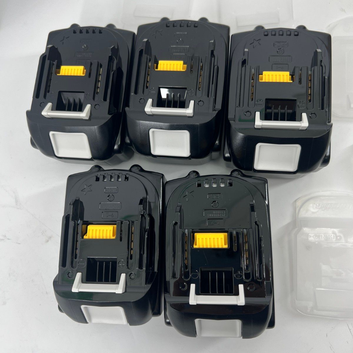 〇〇MAKITA マキタ 純正 18v 6.0Ah 5個セットリチウムイオンバッテリ BL1860B ブラック