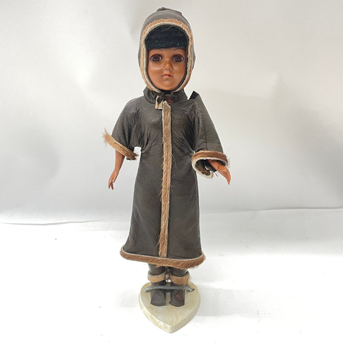 カナダ イヌイット人形 民族衣装 母子 アンティーク 3,000体限定生産