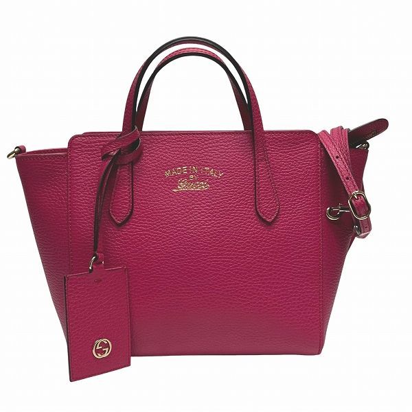 グッチ GUCCI スウィング ミニ 368827 マゼンタピンク 2way バッグ ハンドバッグ ショルダーバッグ レディース