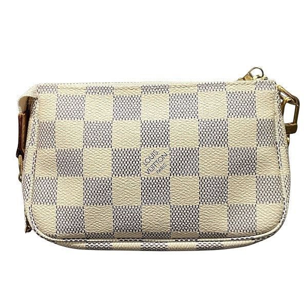 ルイヴィトン Louis Vuitton ダミエアズール ミニポシェット アクセソワール N58010 ブランド小物 ポーチ レディース