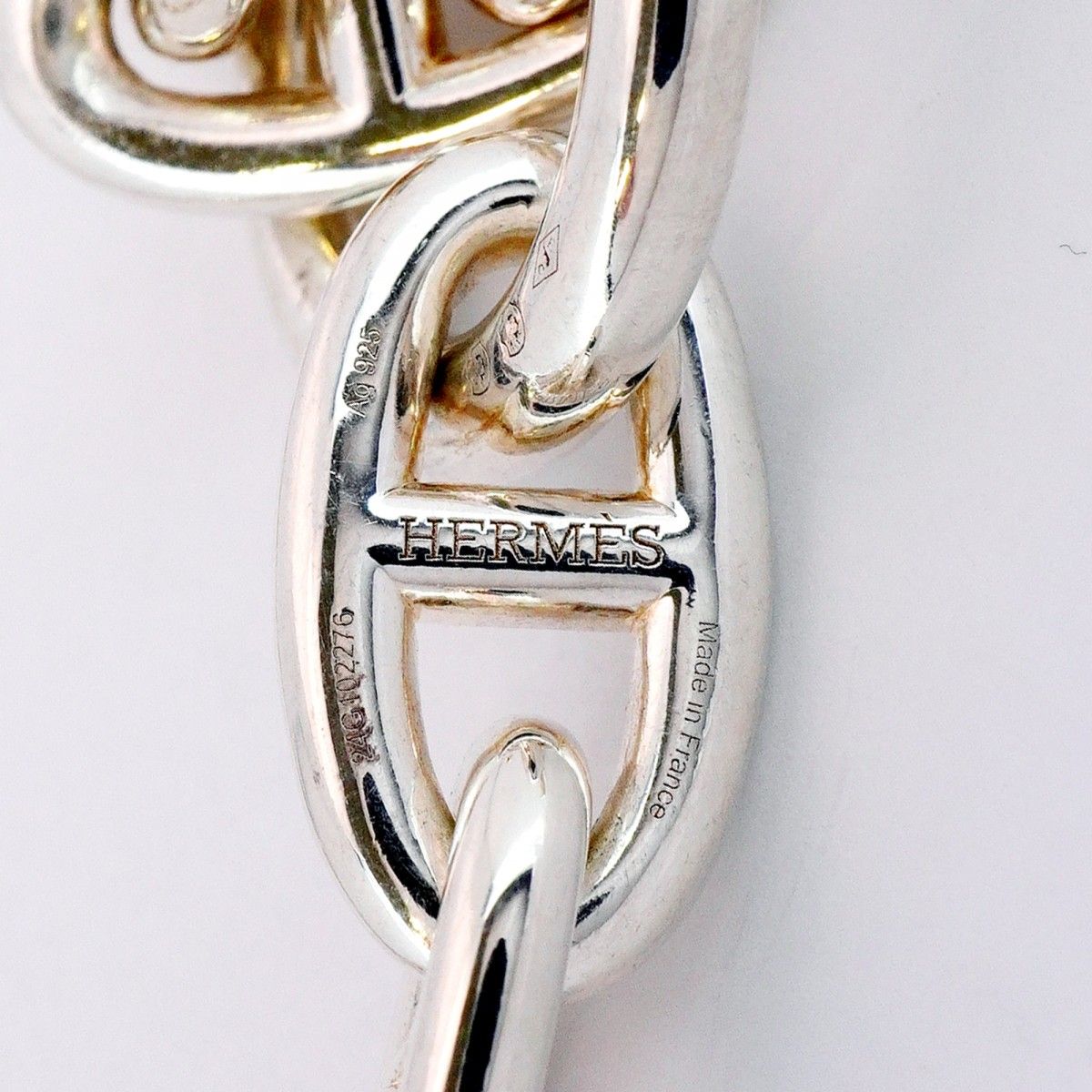 ☆SALE【5jmb0529】エルメス ネックレス シェーヌダンクル GM 29コマ