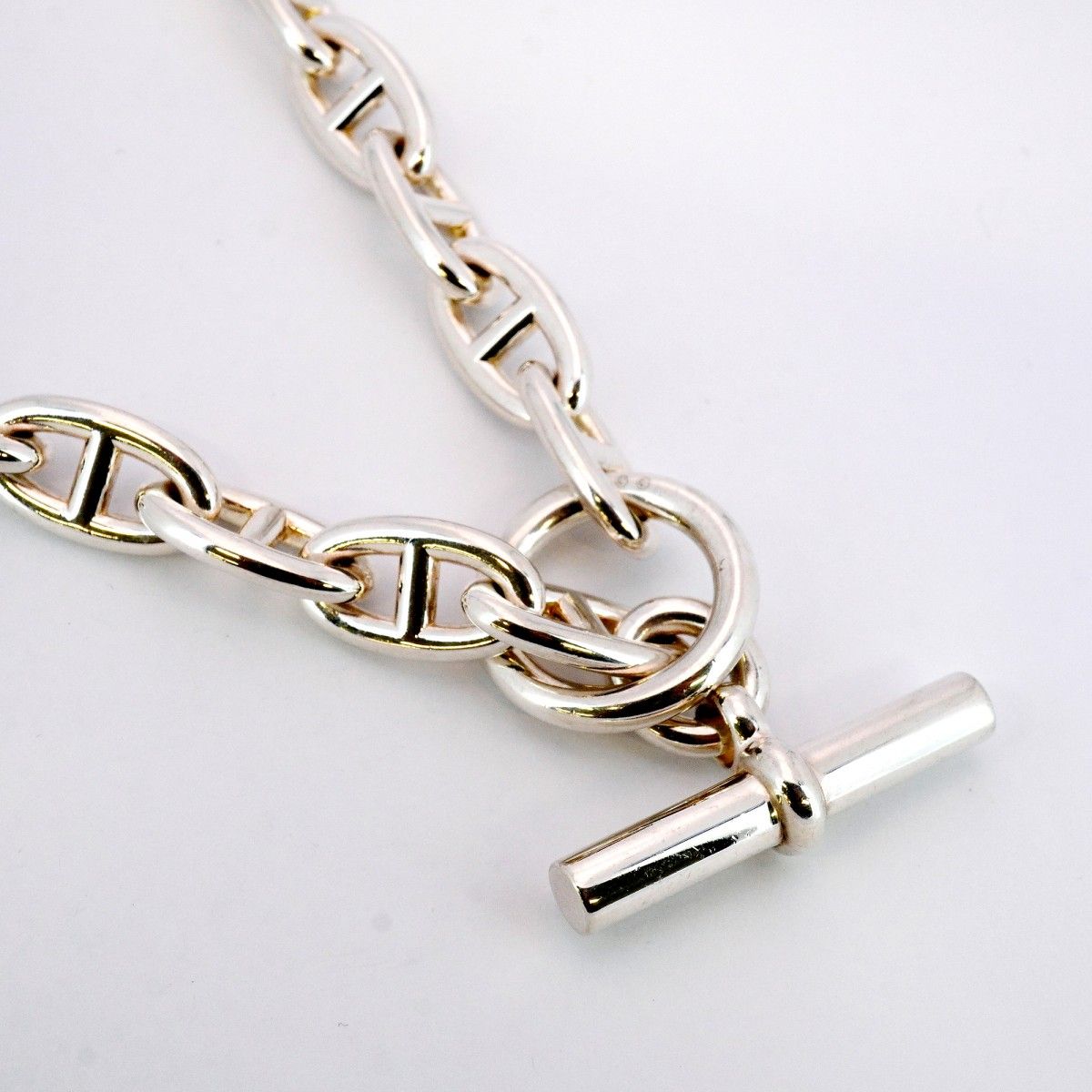 ☆SALE【5jmb0529】エルメス ネックレス シェーヌダンクル GM 29コマ