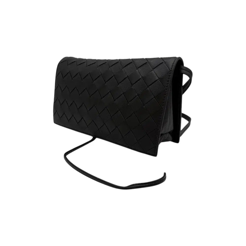 BOTTEGA VENETA ボッテガ ヴェネタ INNTERECCIATO ミニ クロスバック ブラック 630547