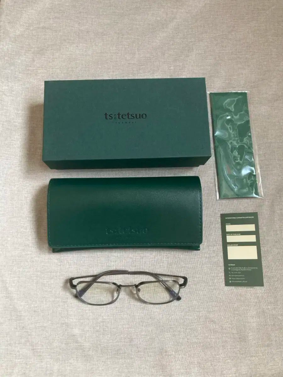 テツオ メガネ LS02T C4 アンティーク シルバー チタン