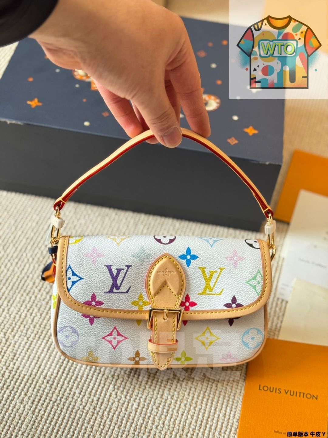  今日 LV Nano Diane ノーマルディアン 牛皮アンダーアームバッグ ショルダーバッグ ショルダーバッグ