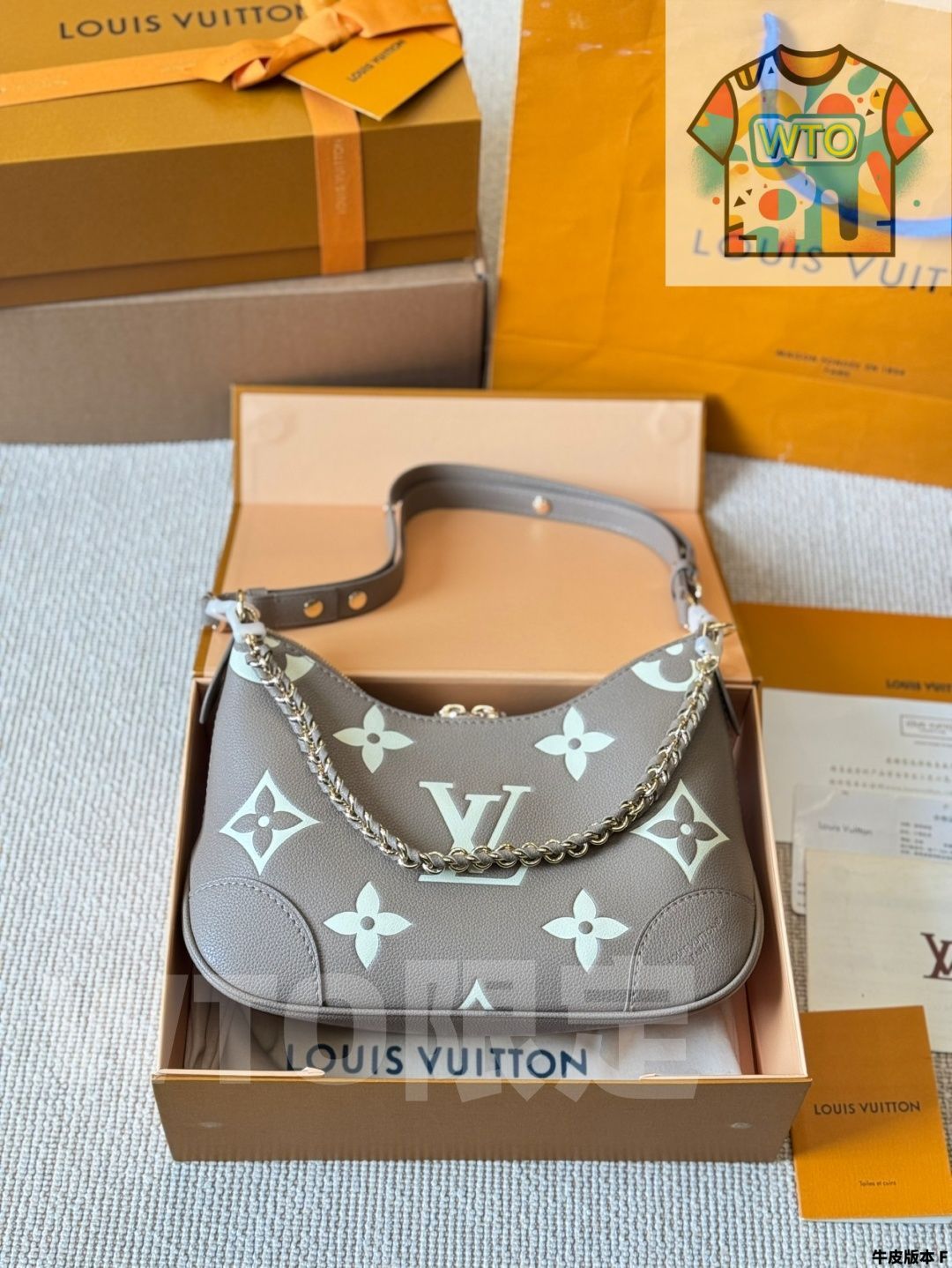 今日 LV Boulogne ブローニュ ポストマンバッグ 牛角包 -WTO輸入2