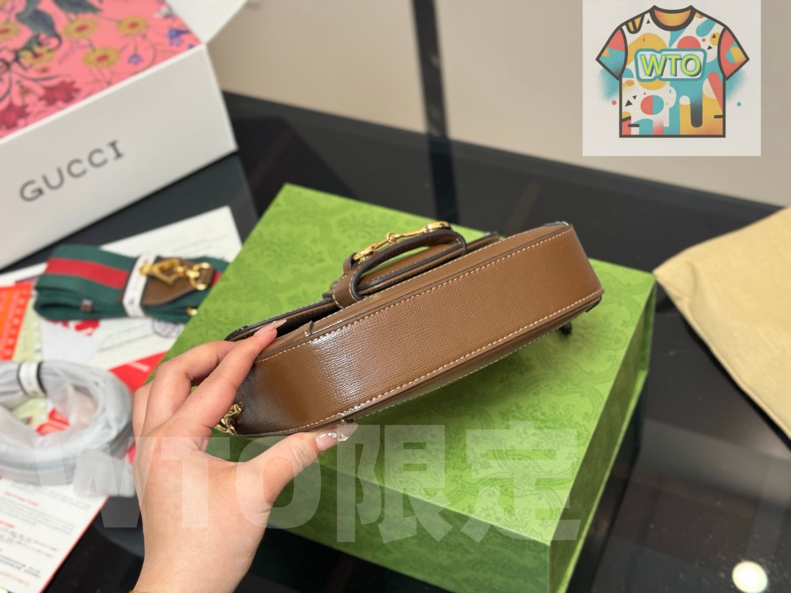  今日 Gucci Vintage Saddle Bag 1955 グッチ ヴィンテージ サドル バッグ ショルダーバッグ ショルダーバッグ