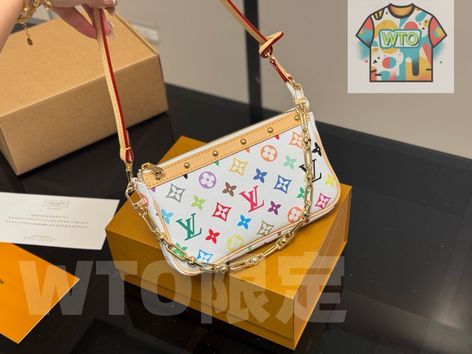 今日 LV New Hot Selling Mahjong Bag 21×12cm LV マホンジョンバッグ 21×12cm 新ブランド