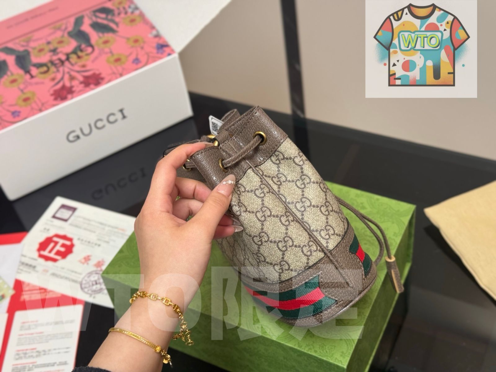  今日 Gucci Ophidia Bucket Bag グッチ オフィディア バケツバッグ -WTO輸入2 ショルダーバッグ ショルダーバッグ