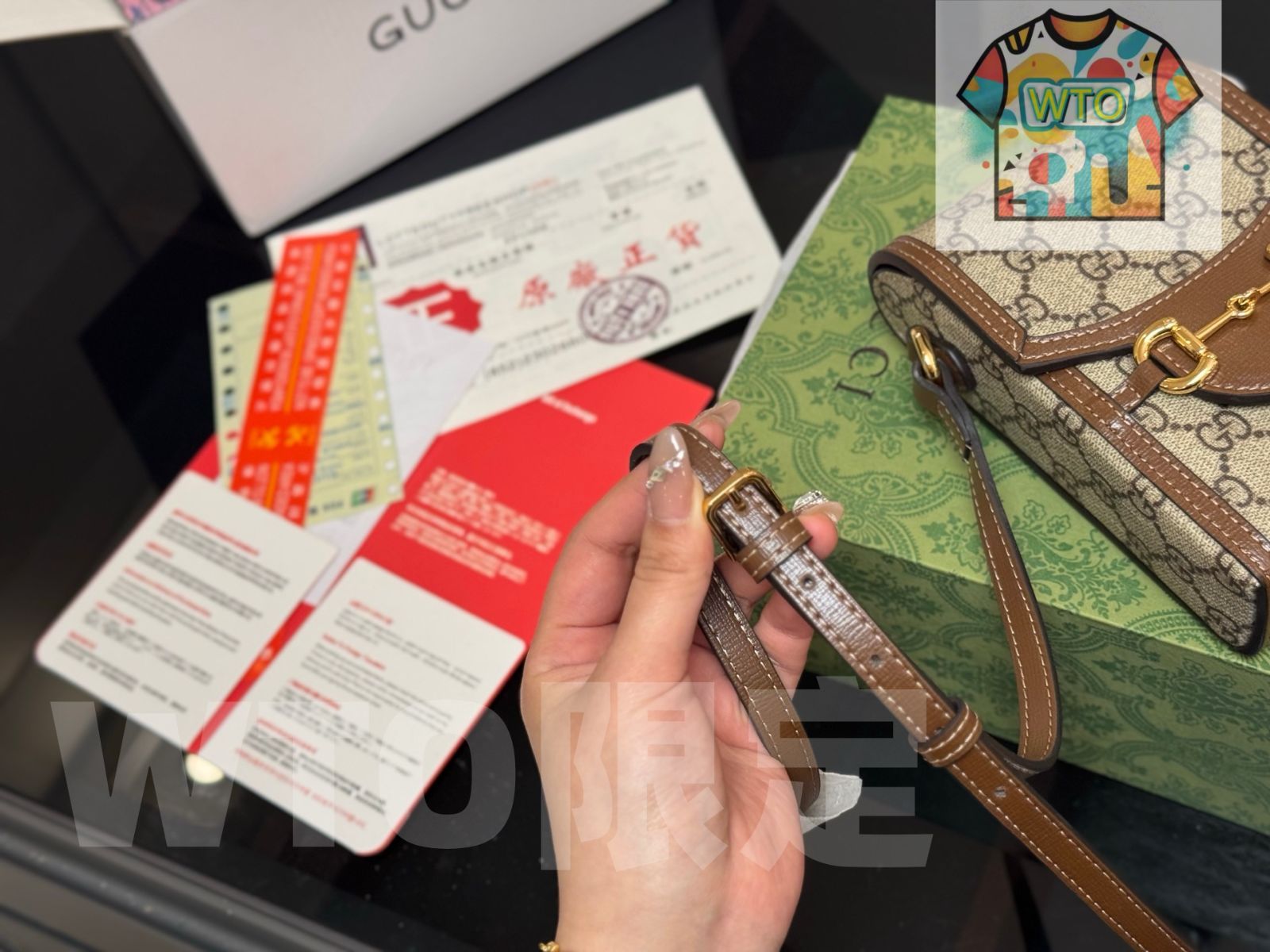  今日 Gucci 1955 スマホバッグ オリジナルバージョン ショルダーバッグ ショルダーバッグ