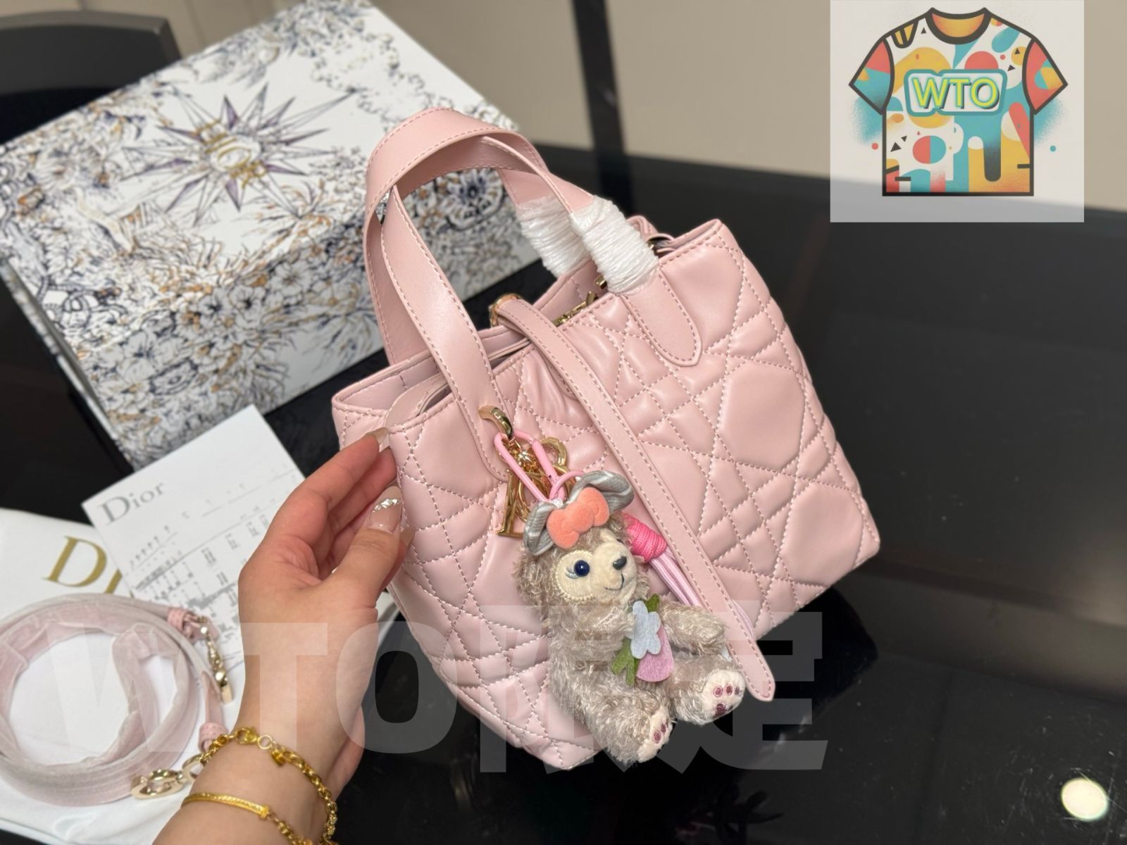 今日 Dior Toujours Shopping Bag ディオール トゥジュール ショッピングバッグ-WTO輸入2