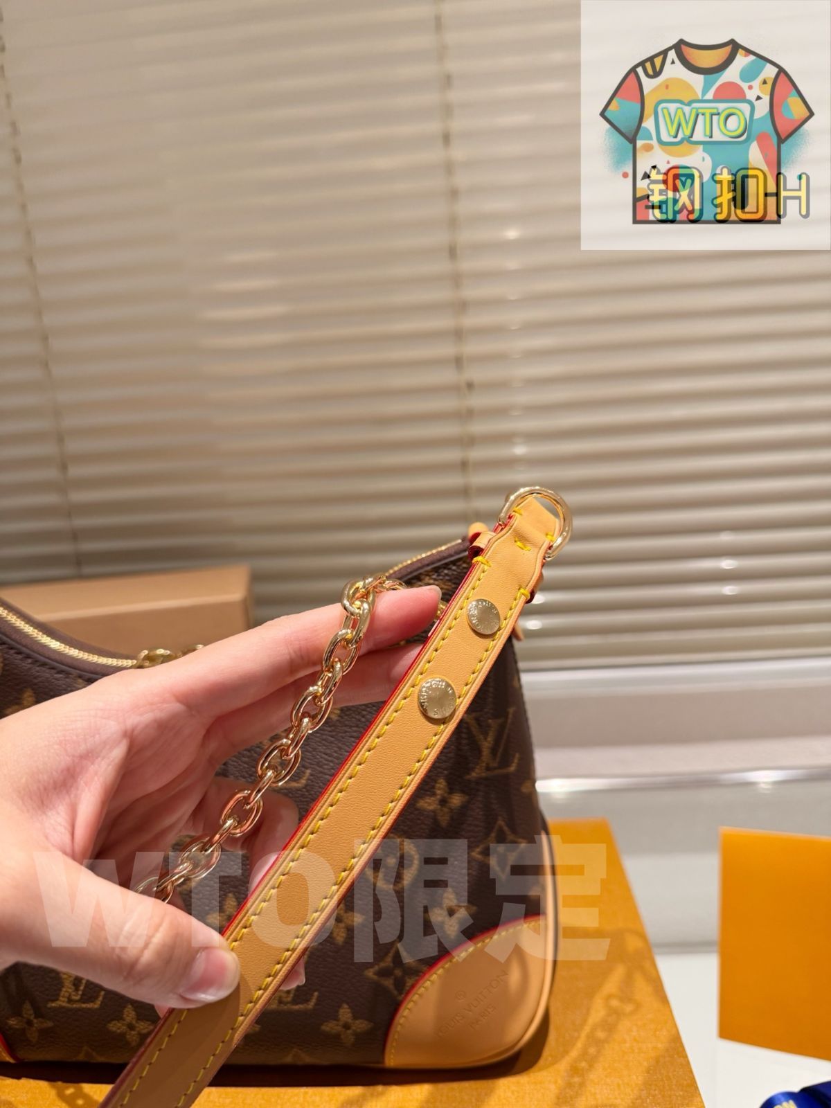 ブーローニュ 牛角バッグ