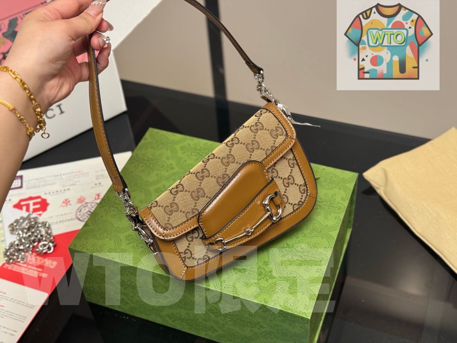 今日 Gucci New 1955 アームバッグ-WTO輸入2