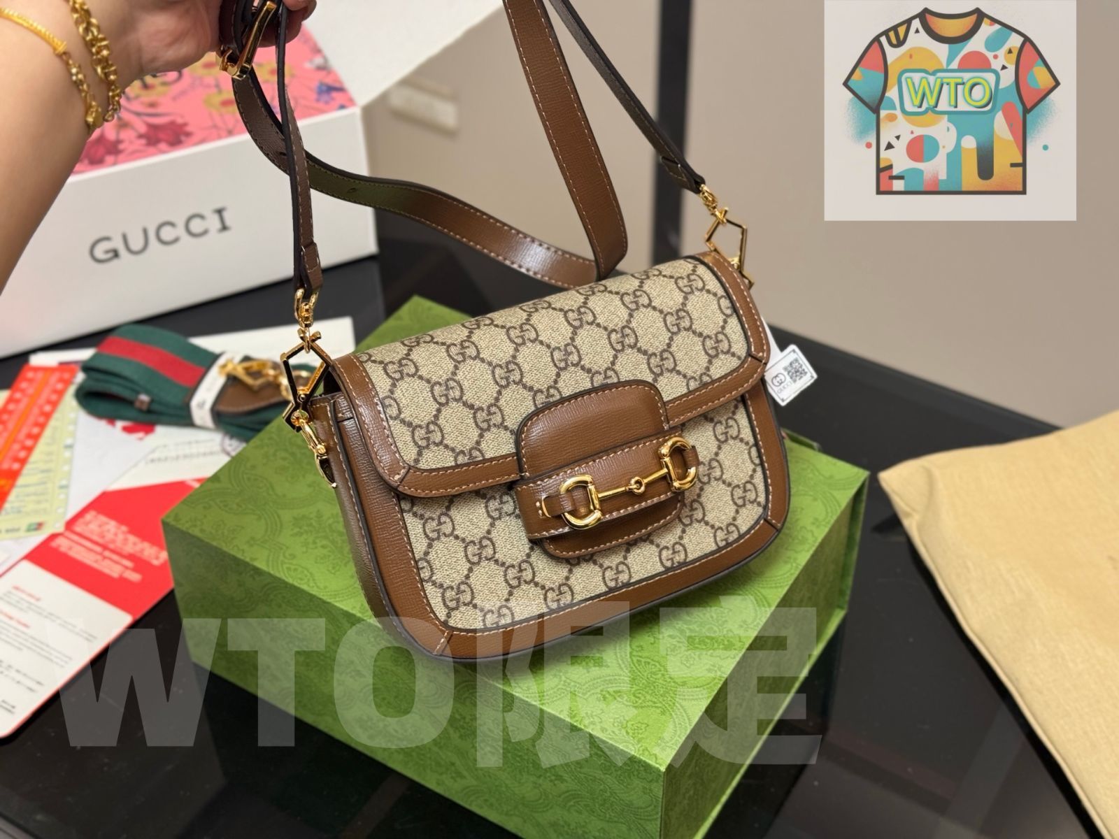 今日 Gucci Vintage Saddle Bag 1955 グッチ ヴィンテージ サドル バッグ 1955