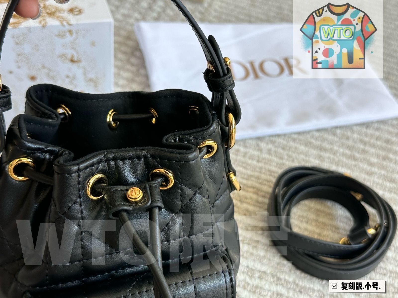 今日 DIOR CARO Leather Series Small ディオール カロ レザー スモール
