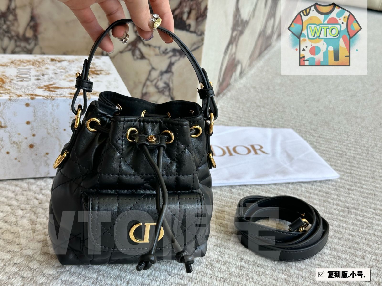 今日 DIOR CARO Leather Series Small ディオール カロ レザー スモール