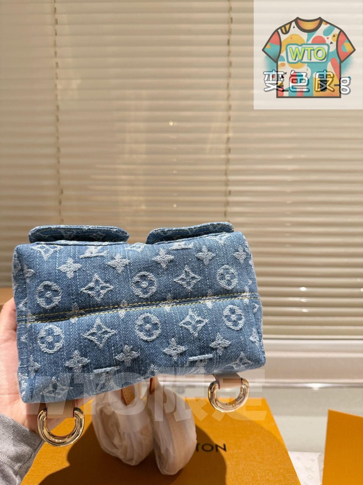  今日 LV Denim Tote Bag 2025 エルヴィ デニム トートバッグ ハンドバッグ バッグ