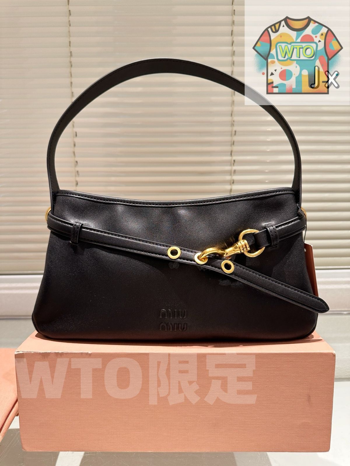 今日 Miu Miu Aventure Nappa アームポーチ