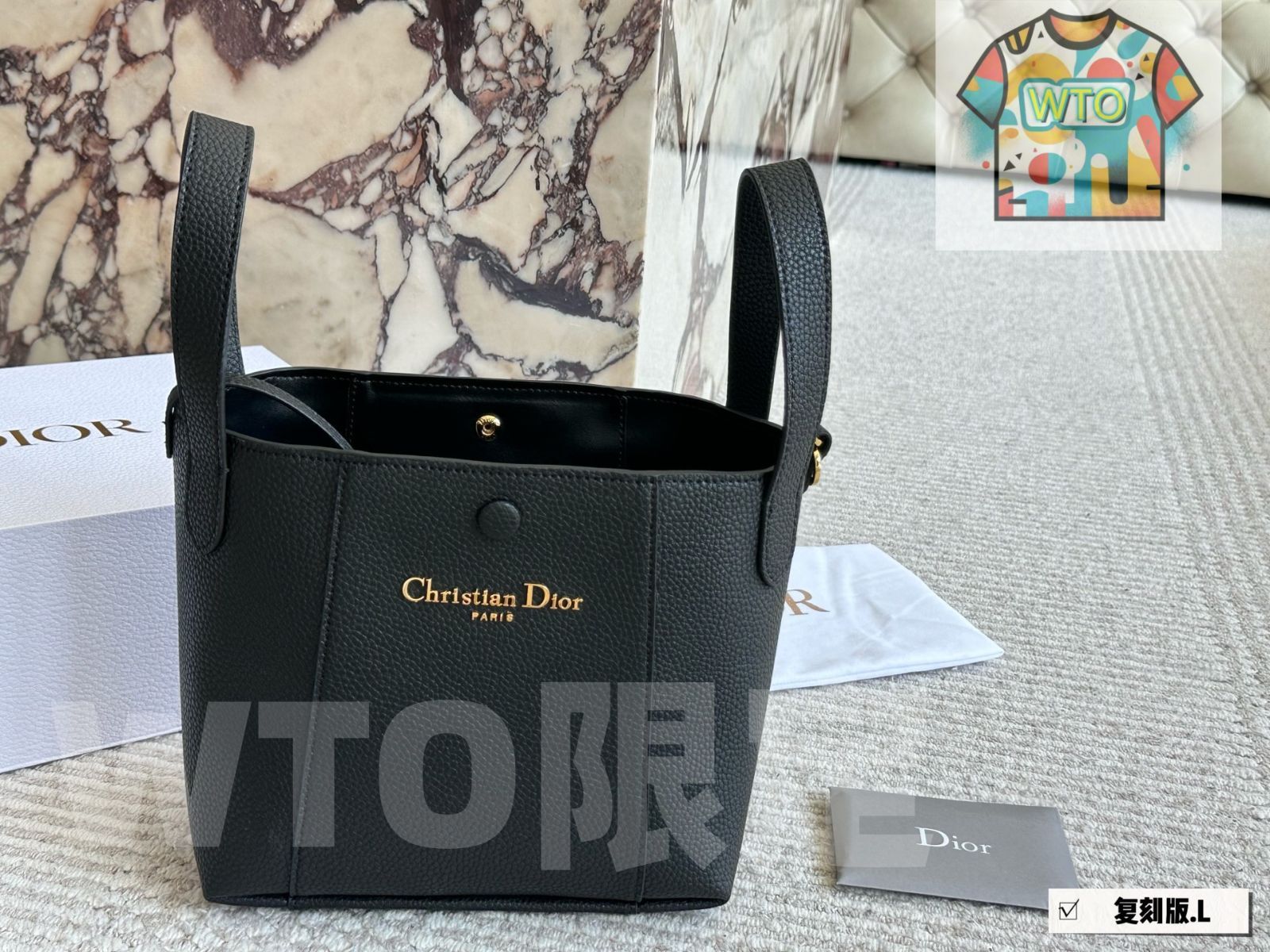 今日 DIOR Signaturea Bucket Bag SS25 New ディオール シグネチュア バケツバッグ SS25