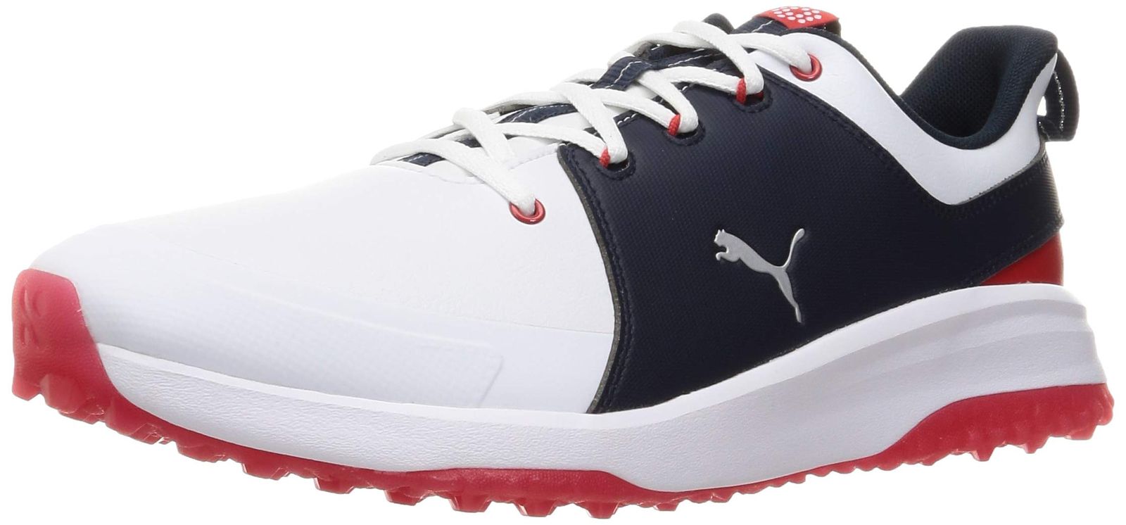 プーマ ゴルフ スパイクレス シューズ グリップ フュージョン プロ 3.0 メンズ 23年秋冬 プーマ ホワイト プーマ シ 23年秋冬 プーマ ホワイト プーマ シルバー ネイビー ブレザー 194467 05 26.0 cm