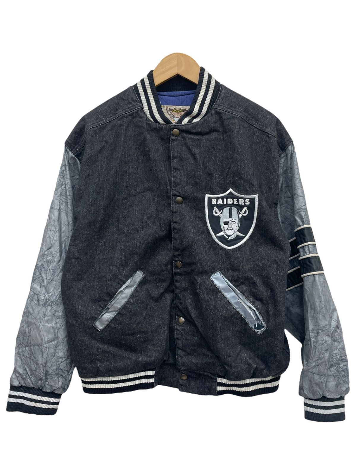 STREET LEGENDS 古着 90s 00s レイダース RAIDERS 刺繍入り デニム