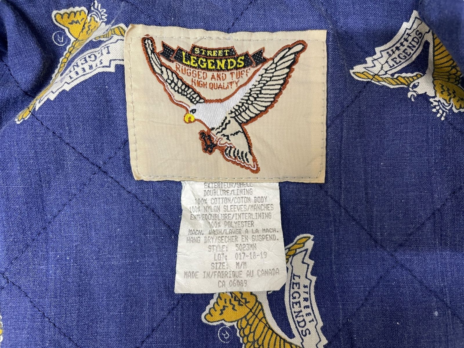 STREET LEGENDS 古着 90s 00s レイダース RAIDERS 刺繍入り デニム