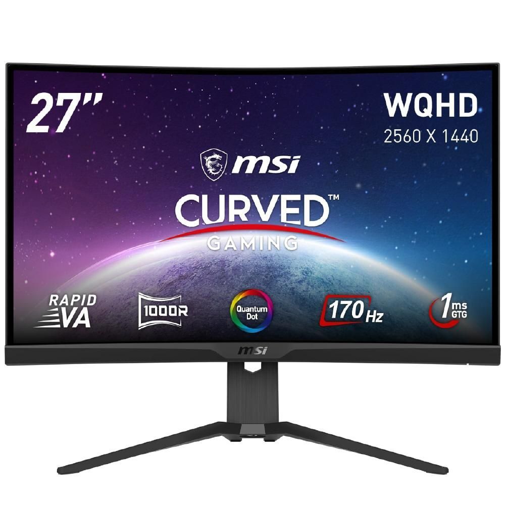 MSIゲーミングモニター 275 CQRF QD 曲面型 170 Hz 電源なし 917989